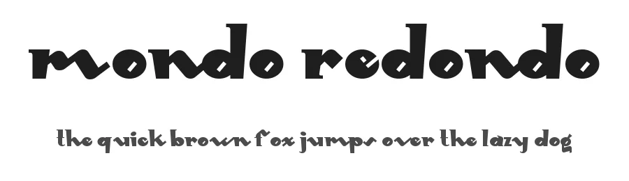 Mondo Redondo by Nick's Fonts — Decorative Font