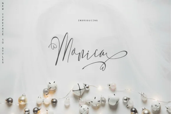 Monica Family Font by Rt Creative — Script Handwritten Font