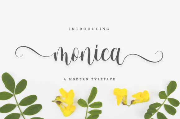 Monica Font by fanastudio by fanastudio — Script Handwritten Font