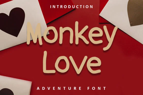 Monkey Love Font by FL Space — Script Handwritten Font