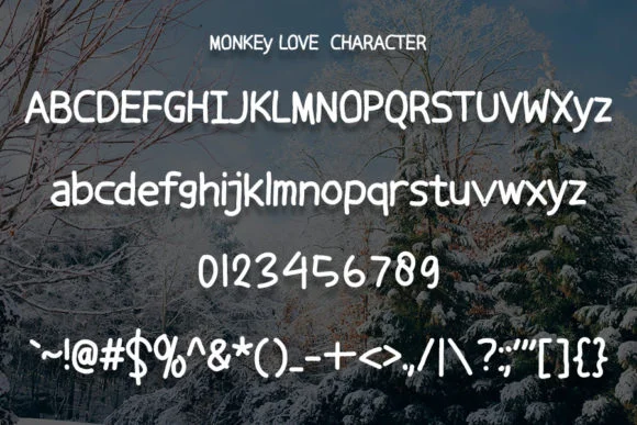 Monkey Love Font by FL Space — Script Handwritten Font — thumbnail 4