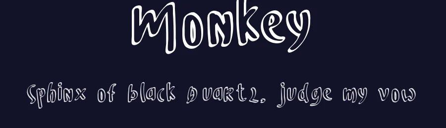 Monkey by Inermedia Studio — Decorative Font — thumbnail 2