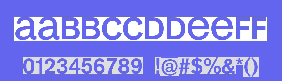 Mono Alphabet by Manfred Klein — Sans Serif Font — thumbnail 3