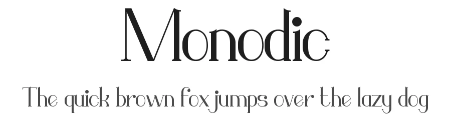 Monodic