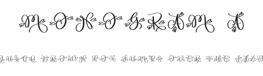 Monogram A
