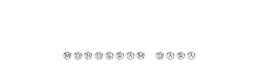 Monogram Dara by share font β Decorative Font