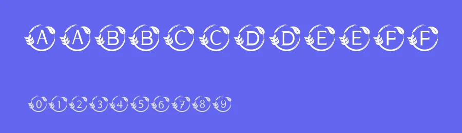 Monogram Gold by share font — Decorative Font — thumbnail 3