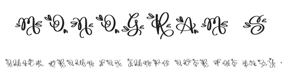 Monogram S by Scratchones — Decorative Font
