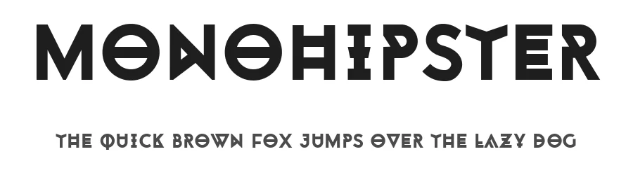 Monohipster by Andrea Cerboneschi — Sans Serif Font