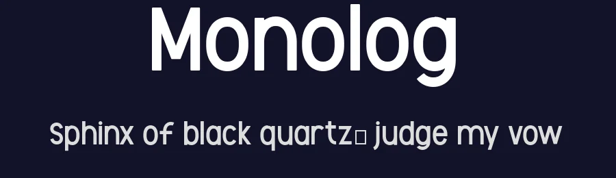 Monolog by Sandylukee — Sans Serif Font — thumbnail 2