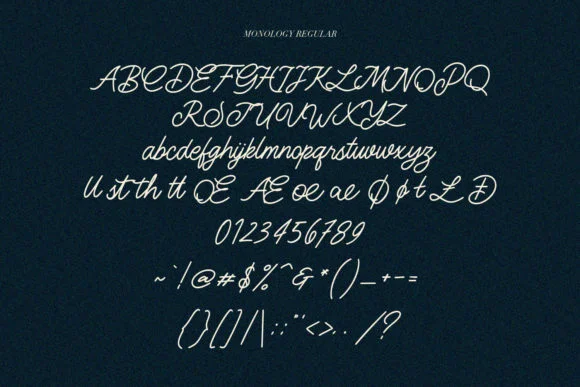 Monology Font by Maulana Creative — Script Handwritten Font — thumbnail 7