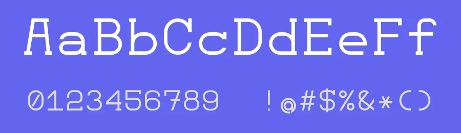 Monomod by ThorType — Sans Serif Font — thumbnail 3