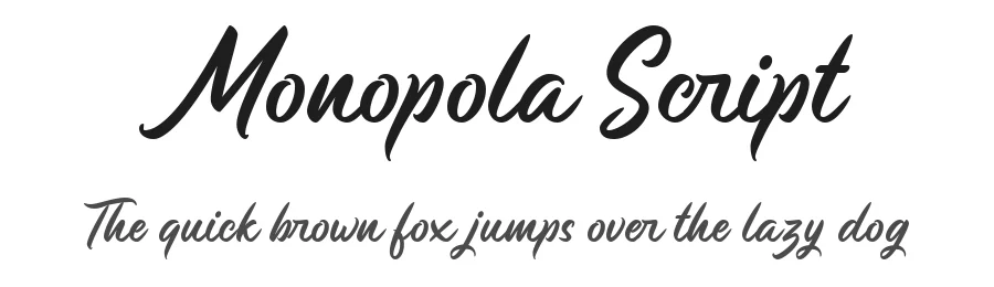 Monopola Script