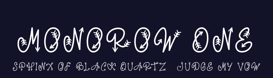 Monorow One by 7NTypes — Decorative Font — thumbnail 2