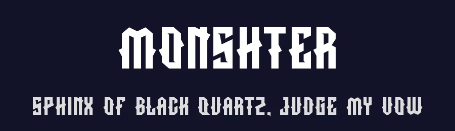 Monshter by GFR Creative — Blackletter Font — thumbnail 2