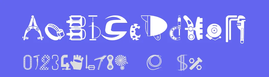 Monster Bike by Andrea Steffen — Decorative Font — thumbnail 3