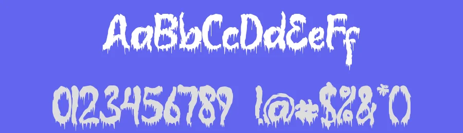 Monster Blood by Yoga Letter — Decorative Font — thumbnail 3