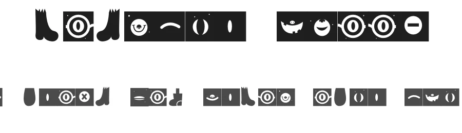 Monster Happy by Zootype Foundry β Dingbats Font