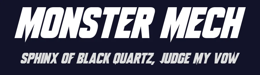 Monster Mech by Hawtpixel — Display Font — thumbnail 2