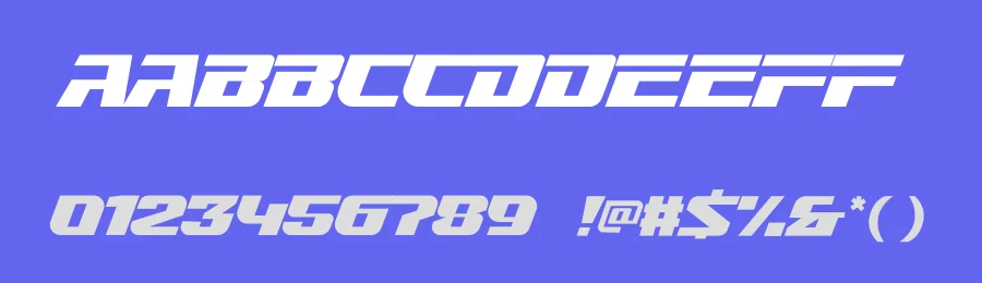 Monster Racing by Mocha Frappuccino — Display Font — thumbnail 3