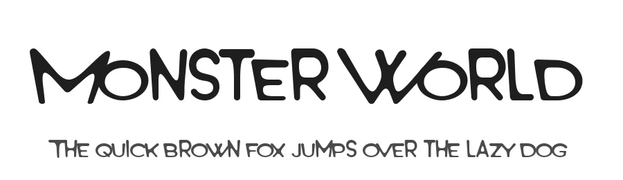 Monster World by Lettersiro Studio — Decorative Font