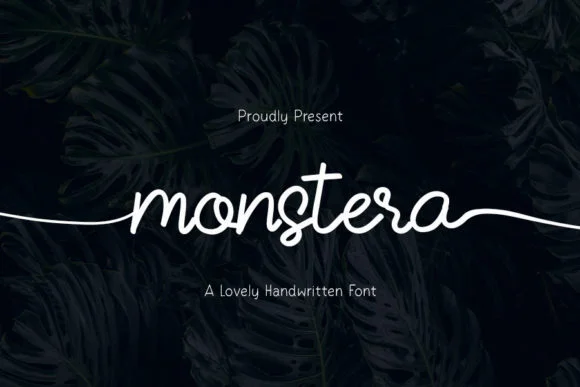 Monstera Font by Creassion Studio by Creassion Studio — Script Handwritten Font