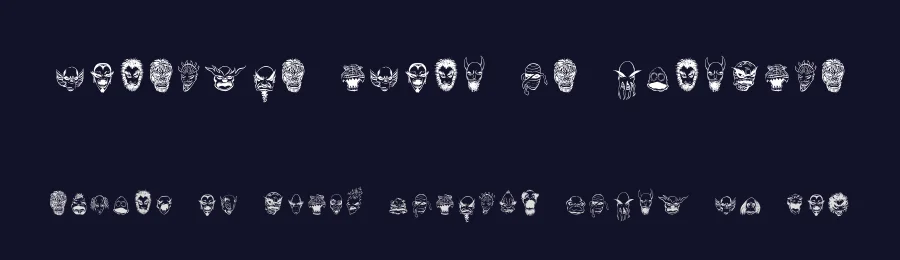 Monsters Among US Dingbats by Jorge Morón — Dingbats Font — thumbnail 2