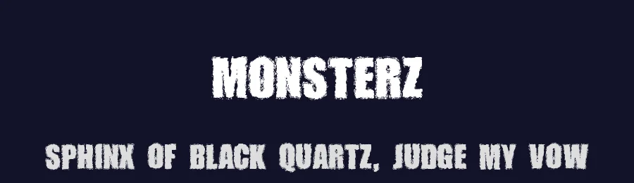 Monsterz by Jayde Garrow — Decorative Font — thumbnail 2