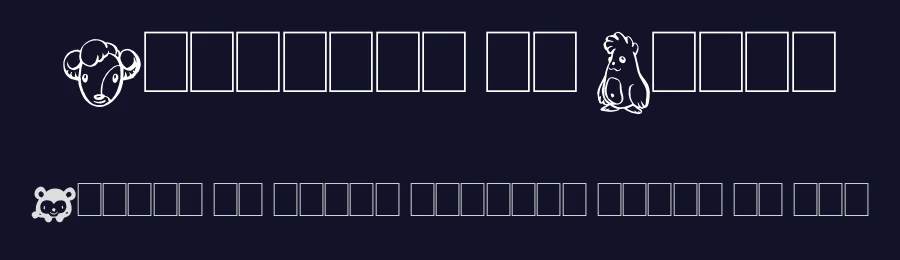 Monstres de Poche by imagex — Dingbats Font — thumbnail 2