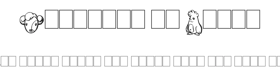 Monstres de Poche by imagex β Dingbats Font