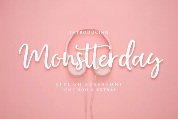 Monstterday Script Font by fargunstudio β Script Handwritten Font