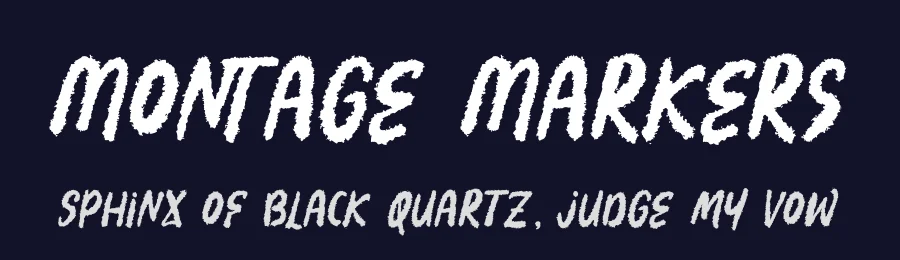 Montage Markers by Denustudios — Script Handwritten Font — thumbnail 2