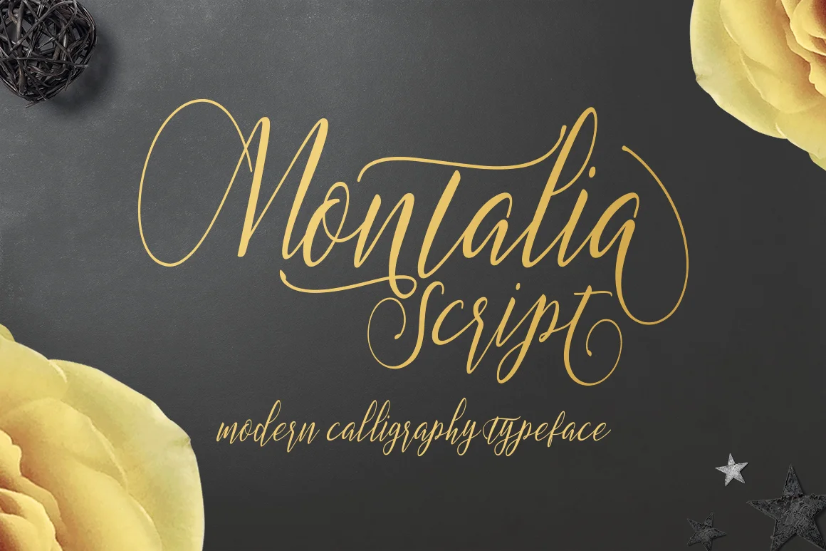 Montalia Script Font by masinong — Script Handwritten Font