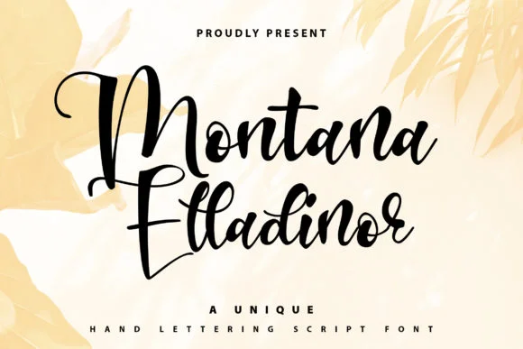 Montana Elladinor Font by Vunira — Script Handwritten Font