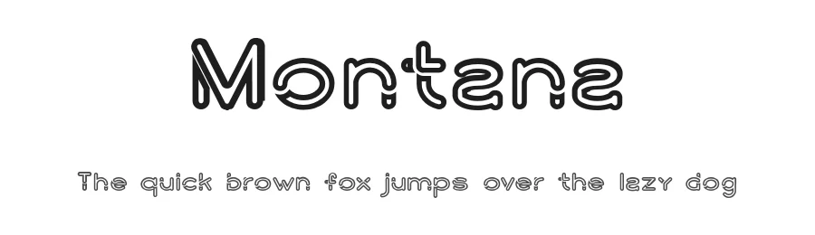 Montana by Peter Olexa — Decorative Font