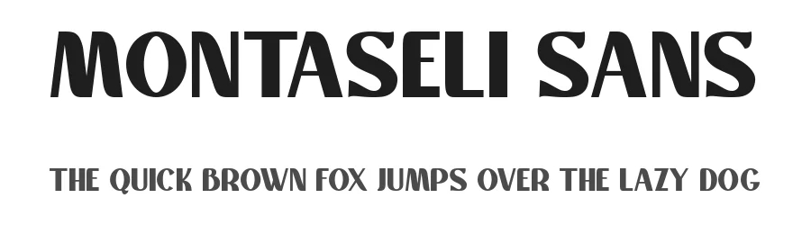 Montaseli Sans by Din Studio — Decorative Font