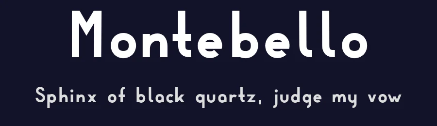 Montebello by ThorType — Sans Serif Font — thumbnail 2