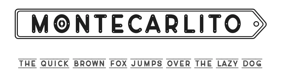 Montecarlito by Kotak Kuning Studio β Decorative Font