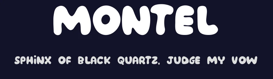 Montel by Haslinda Adnan — Decorative Font — thumbnail 2