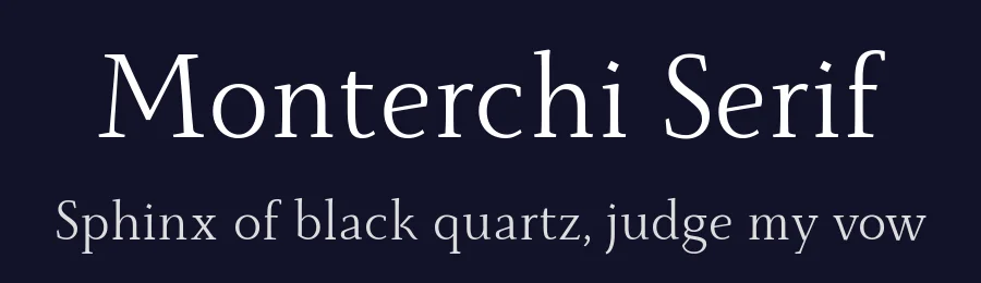 Monterchi Serif by Zetafonts — Serif Font — thumbnail 2