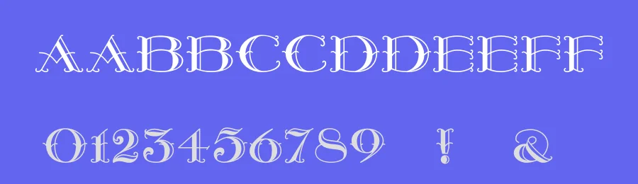 Monterey Wide by ClaudeP — Decorative Font — thumbnail 3