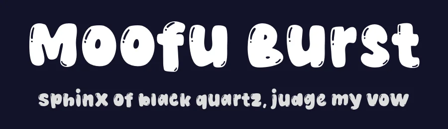 Moofu Burst by Origin Type — Decorative Font — thumbnail 2