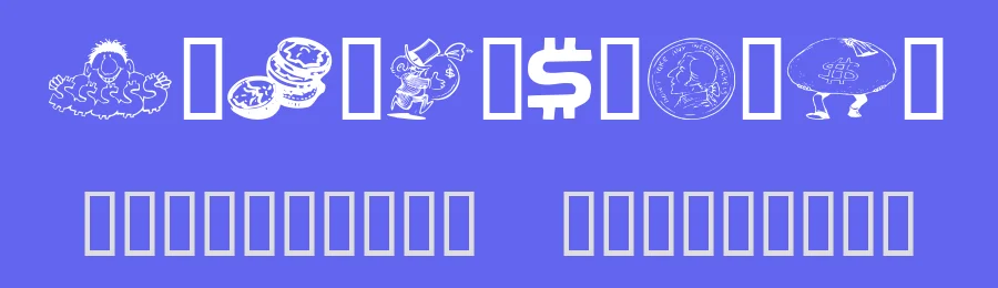 Moolah by GemFonts / Typotheticals — Dingbats Font — thumbnail 3