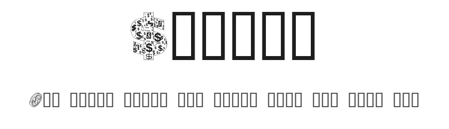 Moolah by GemFonts / Typotheticals — Dingbats Font