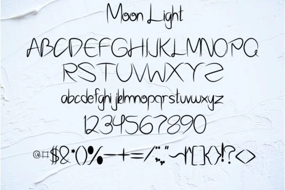 Moon Light Font by bee.genin — Script Handwritten Font — thumbnail 2