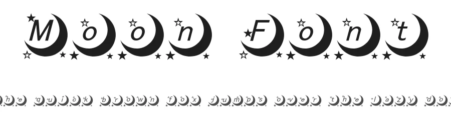 Moon Font by TamaFactory — Decorative Font