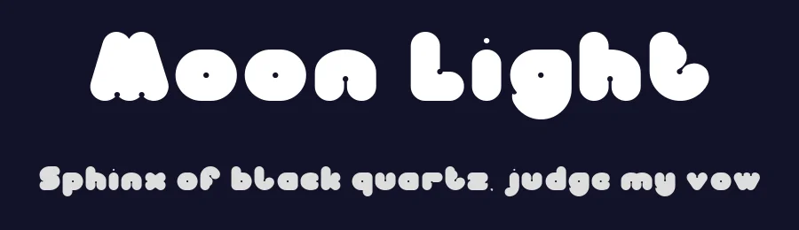 Moon Light by weknow — Display Font — thumbnail 2