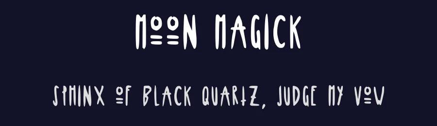 Moon Magick by crystalvulpe — Script Handwritten Font — thumbnail 2