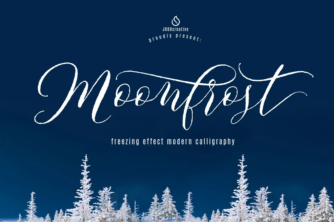 Moonfrost Font by JROH Creative β Script Handwritten Font