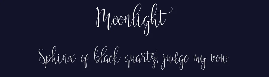 Moonlight by Sholeha Anata — Script Handwritten Font — thumbnail 2